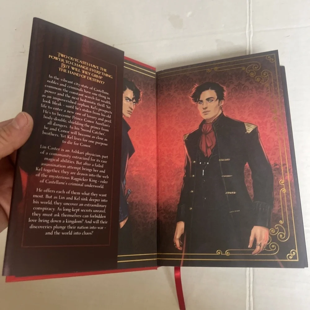 Cassandra Clare Sword Catcher SIGNED‎ Fairyloot Edition 2023 HCDJ Sprayed Edges